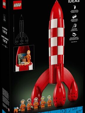 New In Box! ORIGINAL Lego Tintin Moon Rocket [21367]